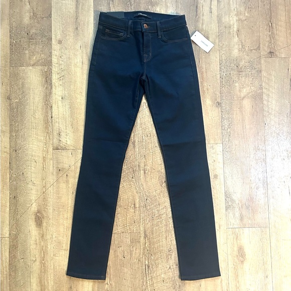 J Brand Denim - J Brand Skinny Leg Stretch Jeans Mid Rise Dark Wash NWT Size 26 Designer Denim